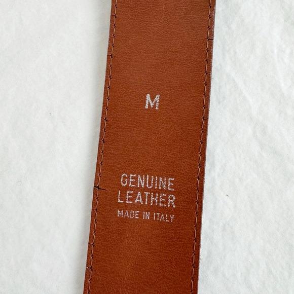 Express Compagnie Internationale Vintage Distressed Leather Belt Express Compagnie Internationale Vintage Distressed Leather  main image 4