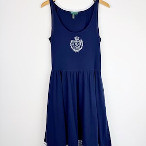 Ralph Lauren Navy Dress - Etsy
