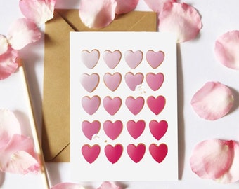 Valentine's Day card Love cookies