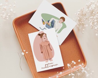 Illustration Papeterie Carterie Par Opheliefunnyface Sur Etsy