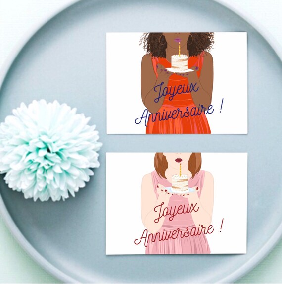 Carte Joyeux Anniversaire Jeune Fille Qui Souffle Ses Bougies Etsy Carte Joyeux Anniversaire Jeune Fille Qui Souffle Ses Bougies Etsy