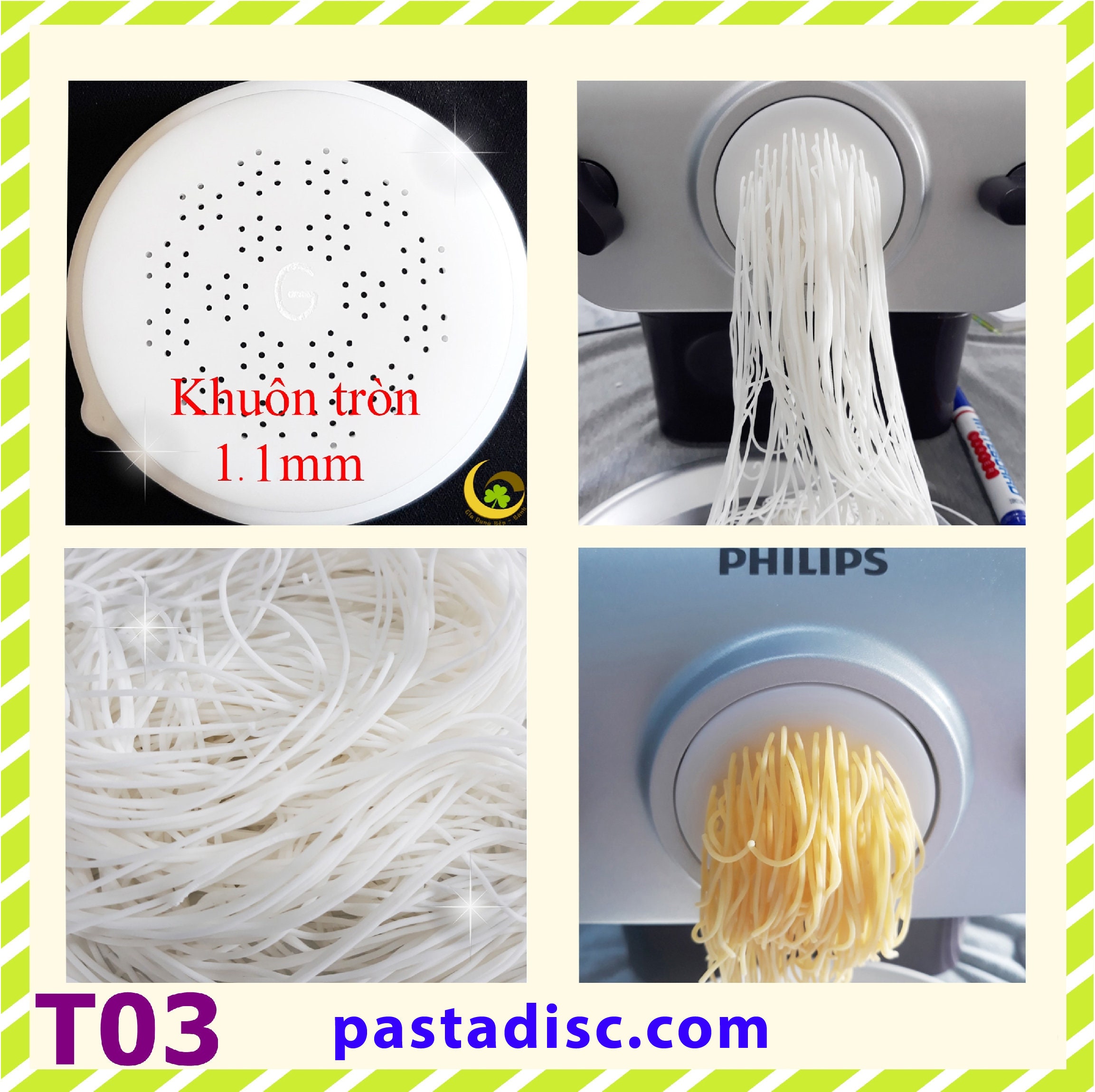 Thin Lasagna Noodle Disc For Philips Pasta Maker – 0.6mm Insert For Homemade Lasagna Sheets