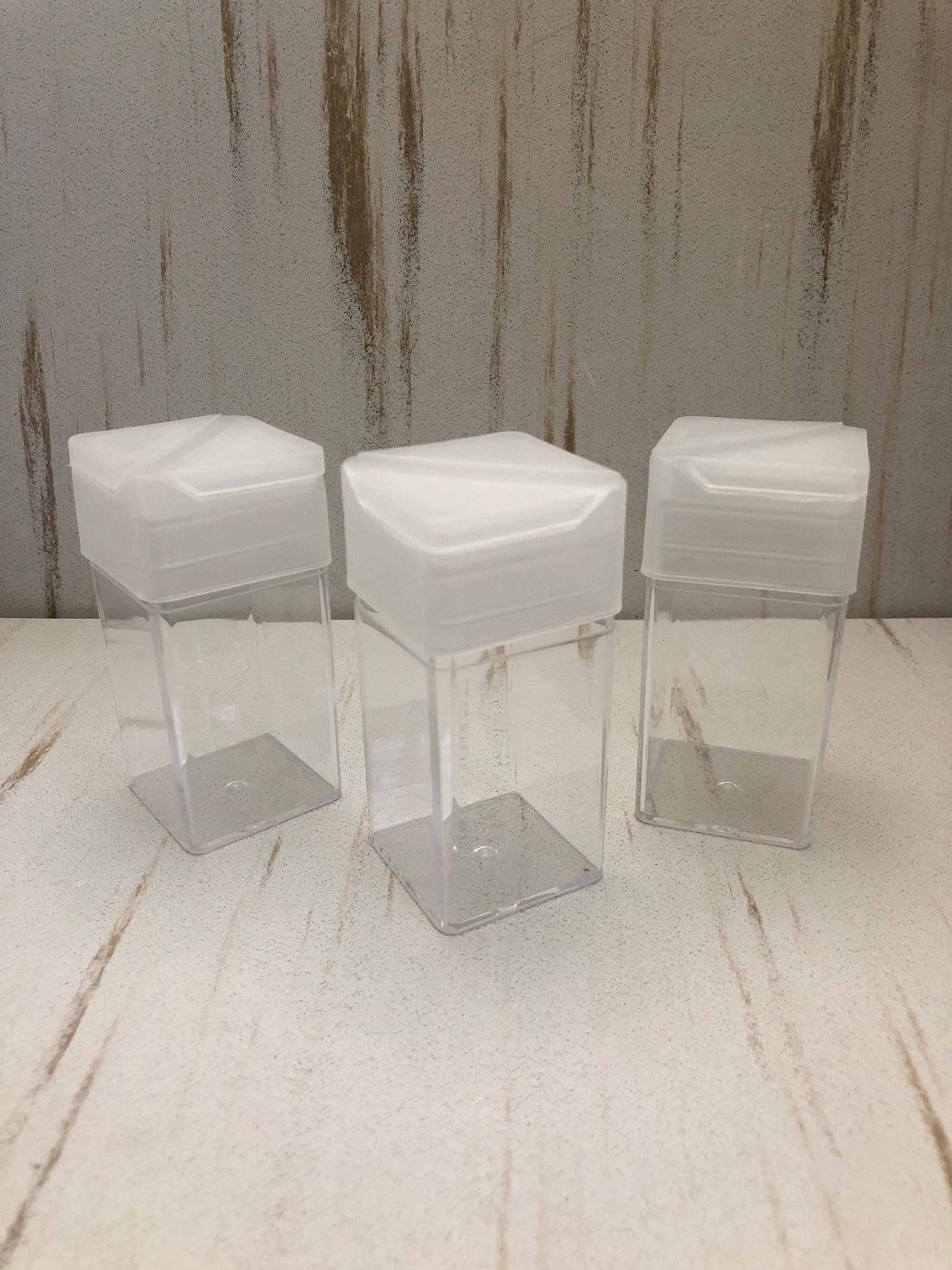 Square Glitter Shaker Bottle EMPTY 1.5 Oz Etsy