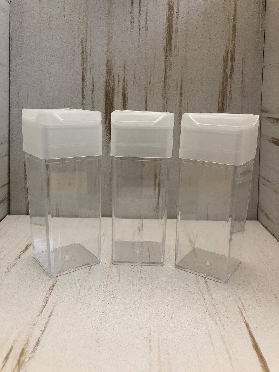 Square Glitter Shaker Bottle EMPTY 5 Oz Etsy