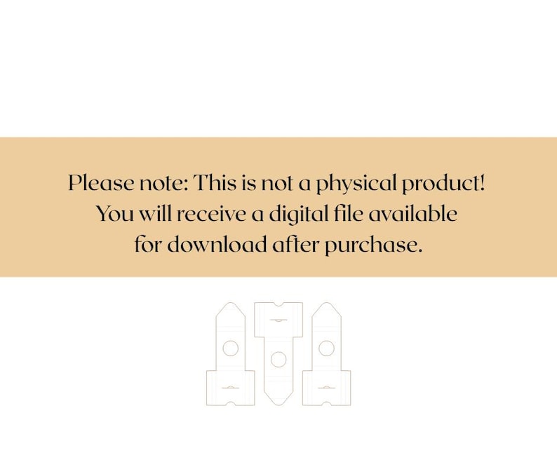 May include: A digital download notice for a printable file. The text reads "Please note: This is not a physical product! You will receive a digital file available for download after purchase."