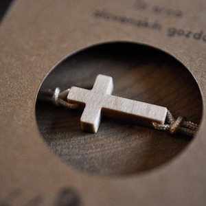 Kreuz Charm Armband - Religiöses Geschenk