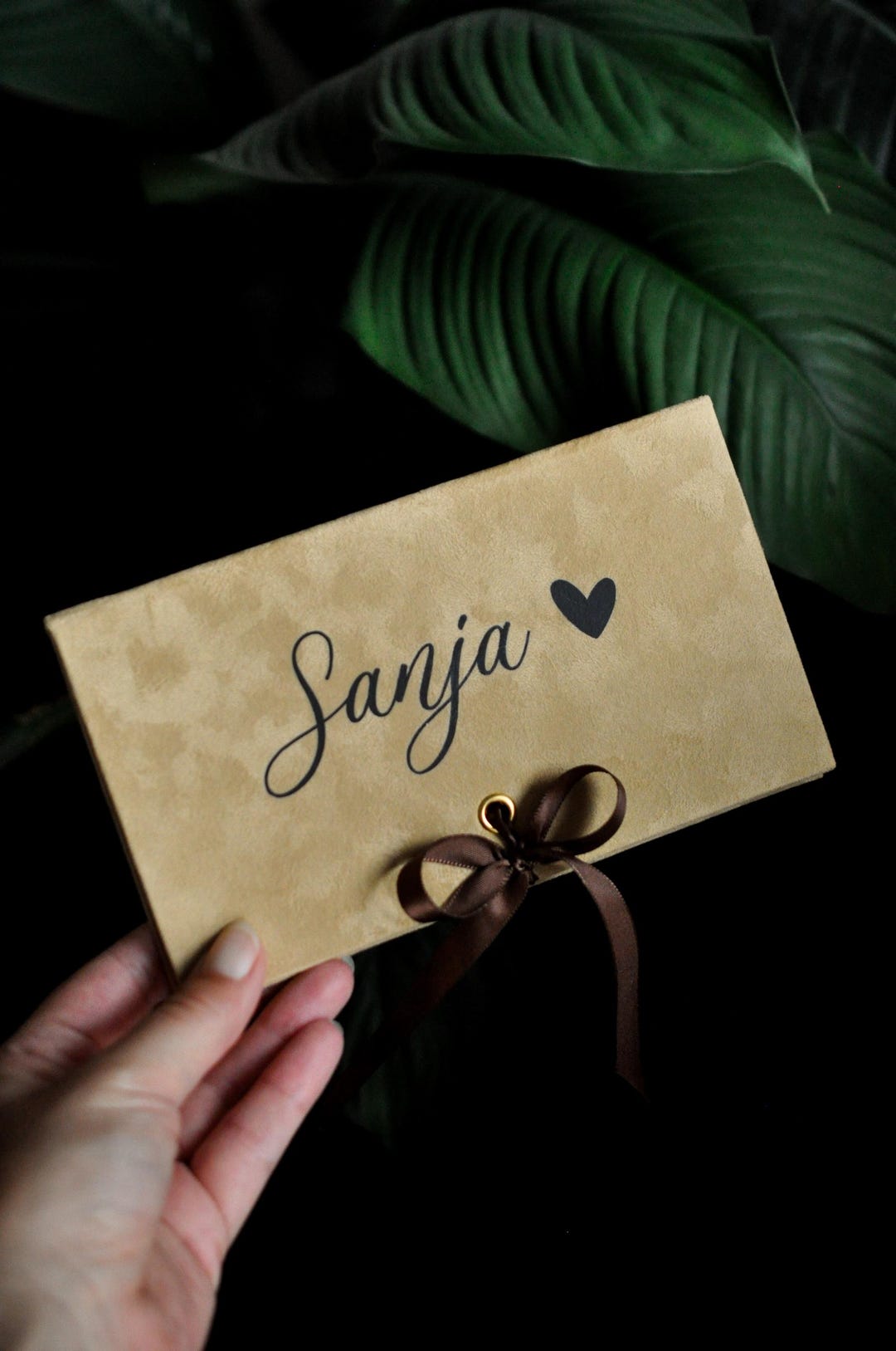SAND - Personalized Envelope for Money, Elegant Gift for Wedding ...