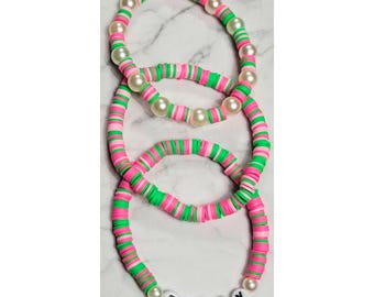 Fakemink X Bazo 1199.fm Pastel Beaded Bracelet Streetwear Y2k