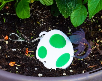 3d Printed Yoshi Inspired Egg Key Chain || Yoshi || Super Mario Brothers
