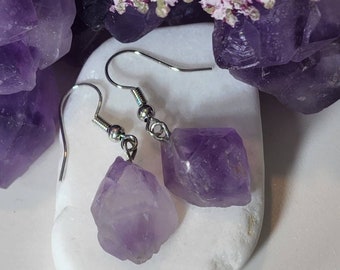 Amethyst Drop Earrings