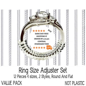 SpacerClip-on Ring Sizer Guard Adjuster Ring Rings Fit Any Rings Ring Size Adjuster for Loose Rings (Rings), Adult Unisex, Size: One Size