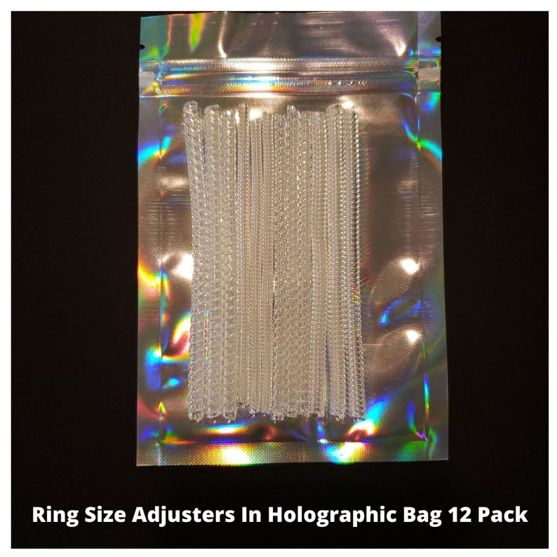 Ring Size Adjuster 12 Pack Super Soft for Loose Rings Jewelry Guard, Ring Fitter, Sizer 2 Styles 4 Sizes Free Shipping with Tracking. image 3