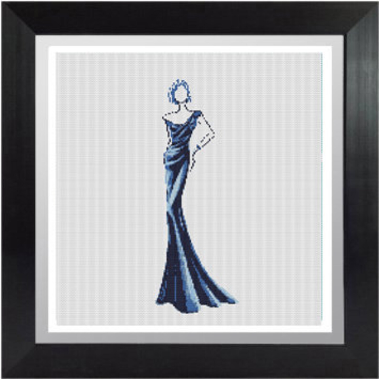 MORE for FREE Fashion Counted Cross Stitch Pattern Pdfinstant Download