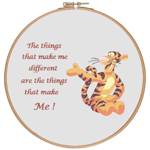 MORE for FREE - Tigger - Counted Cross stitch pattern PDF-Instant Download-Cross Stitch Pattern - Children - Kids - Needlepoint - #1608