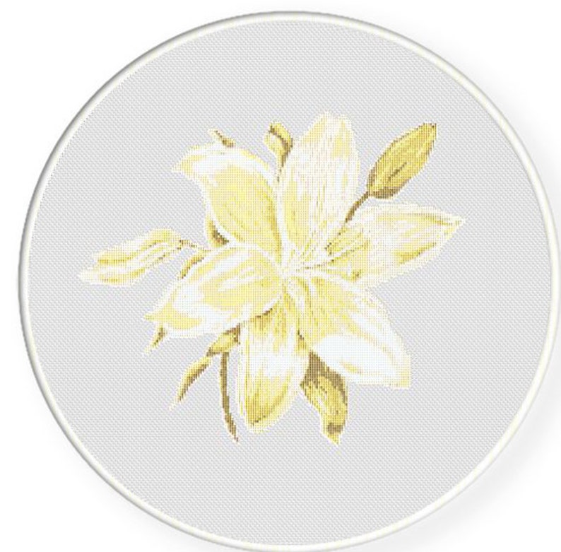 MORE for FREE Lily Counted Cross Stitch Pattern PDF - Etsy