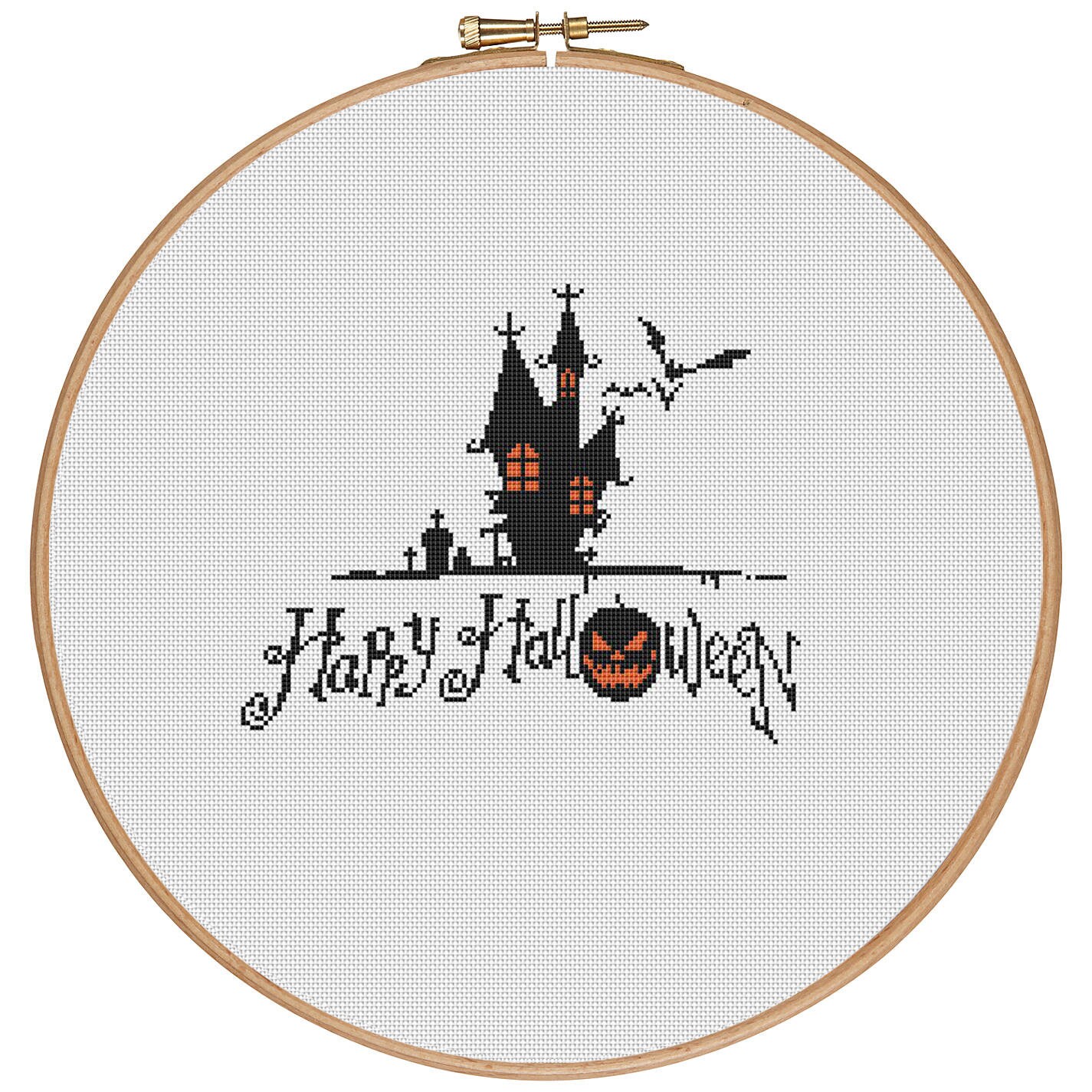 More For Free Halloween Holidays Counted Cross Stitch Etsy