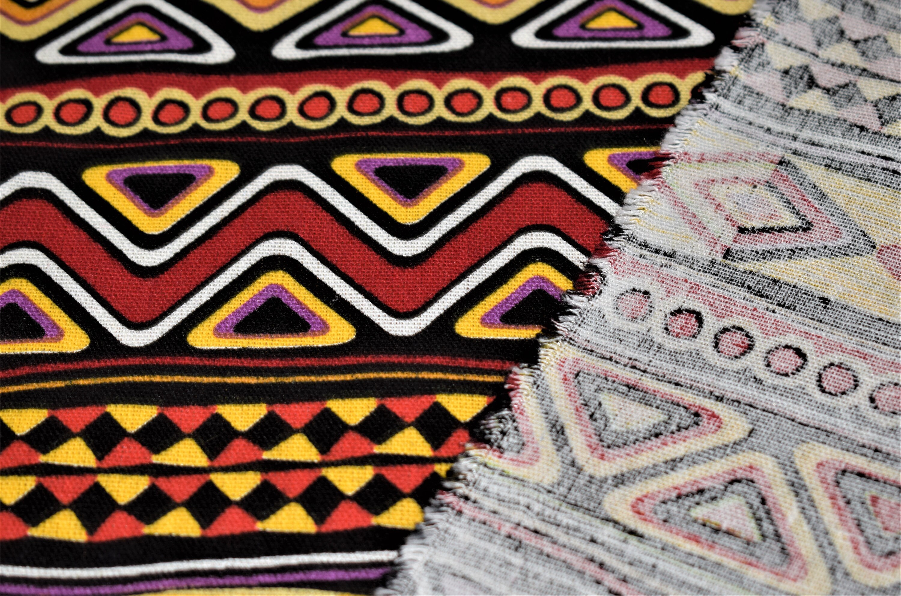 Printed Canvas Fabric / 60 Etsy