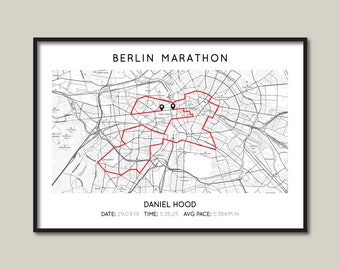 Berlin Marathon Etsy