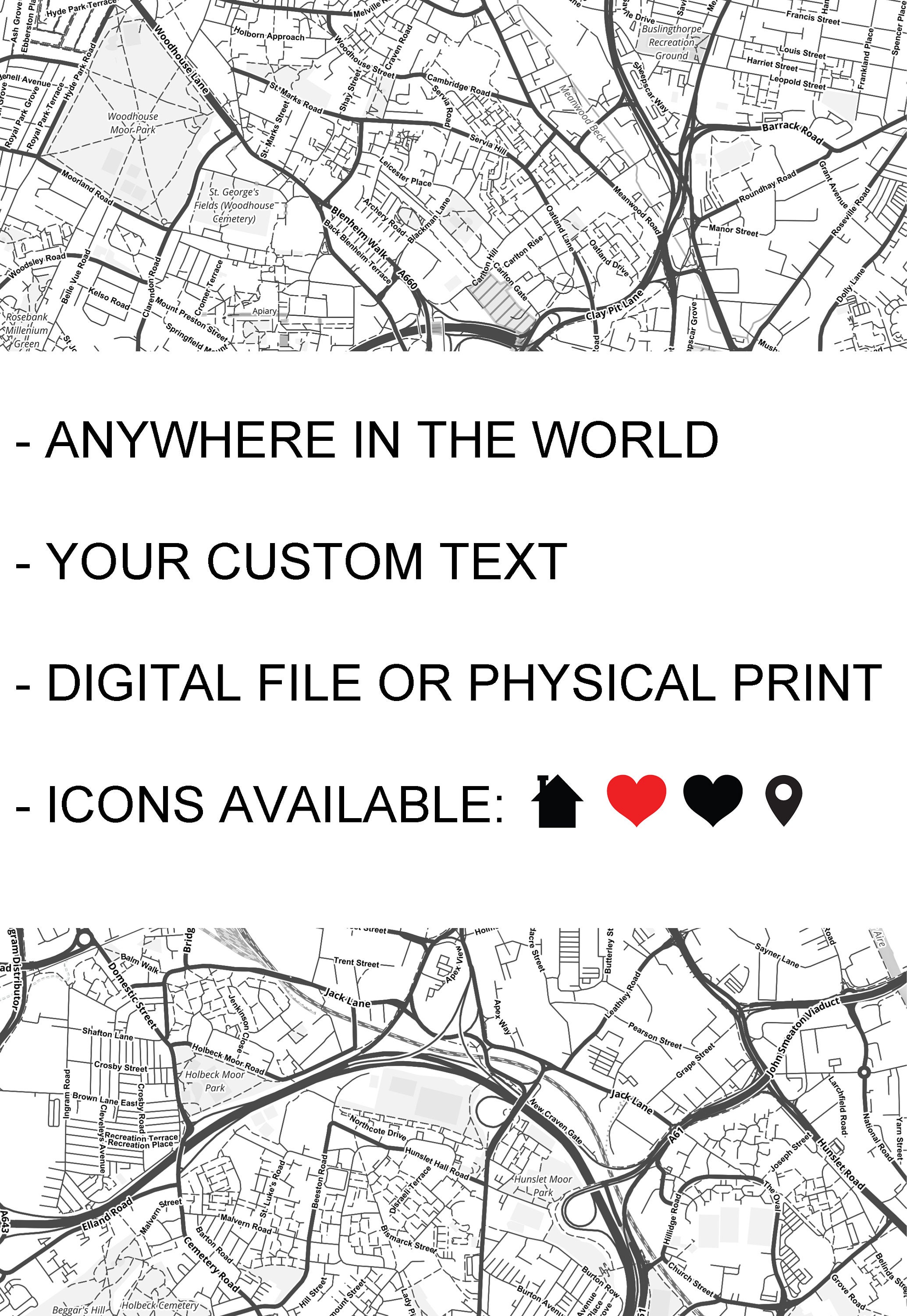 Personalised Our First Home Map Print New Home House Etsy UK