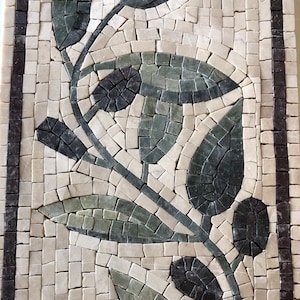 Olives Mosaic Stone Trivet - Mosaic Artwork Centerpiece