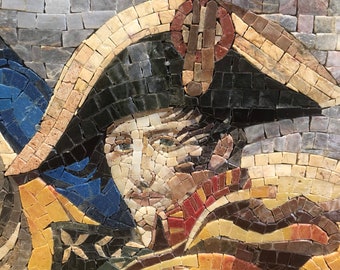 Mosaik Wandkunst - Napoleon Wanddekoration