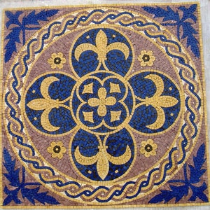 Mosaico de piso embutido - Mosaico de piso/decoração de mesa