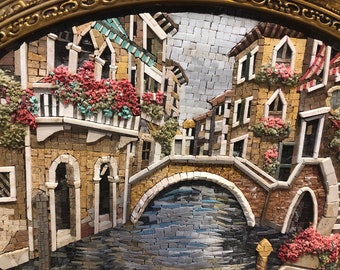 Venice Mosaic Wall Art - Wall decor