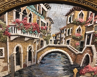 Venice Mosaic Wall Art - Wall decor