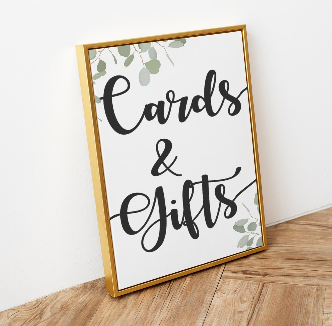 Printable Cards and Gifts Sign Downloadable Cards and Gift Etsy UK