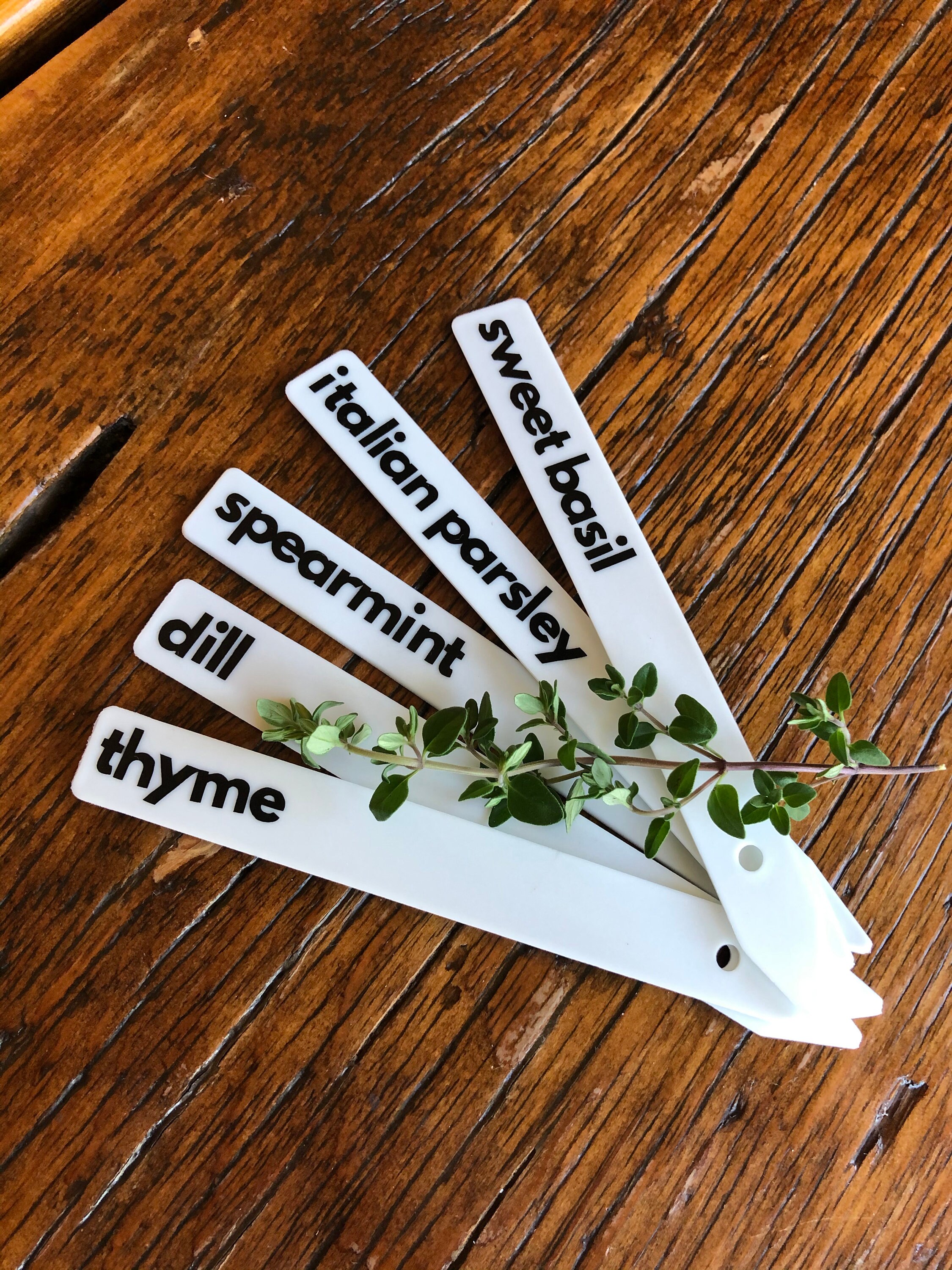 Garden Markers Garden Labels Herb Garden Labels Herb Stakes Etsy