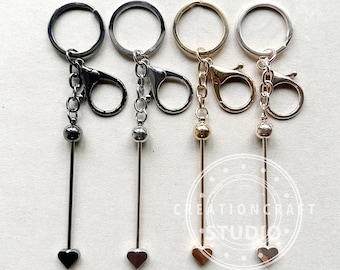 Sleutelhanger Amsterdam met kralen | Delfts blauw | Heinen Delfts Blauw