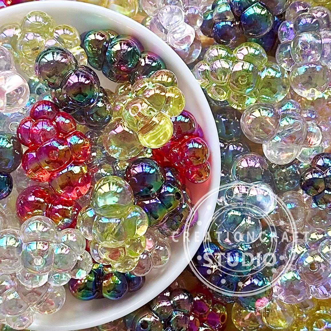 Acrylic Cloud Focal Beads,Loose Beads,DIY Lanyard Keychain Pen Accessories