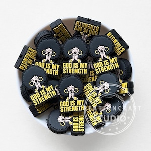 Religion Focal Beads,Black Girl Pray Beads,Silicone Beads