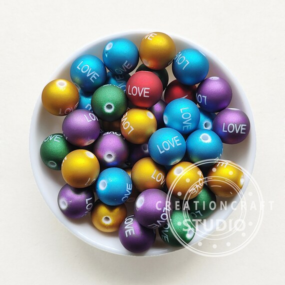 Halloween Gumball Beads- 07 Halloween Gumball Beads- 07