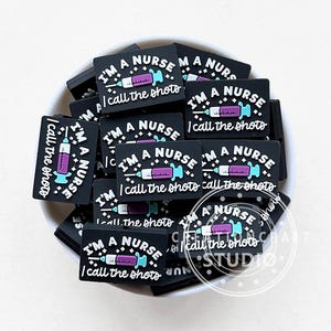 Nurse Focal Beads,Silicone Beads,Funny Pen Focal Beads,Beads DIY Jewelry