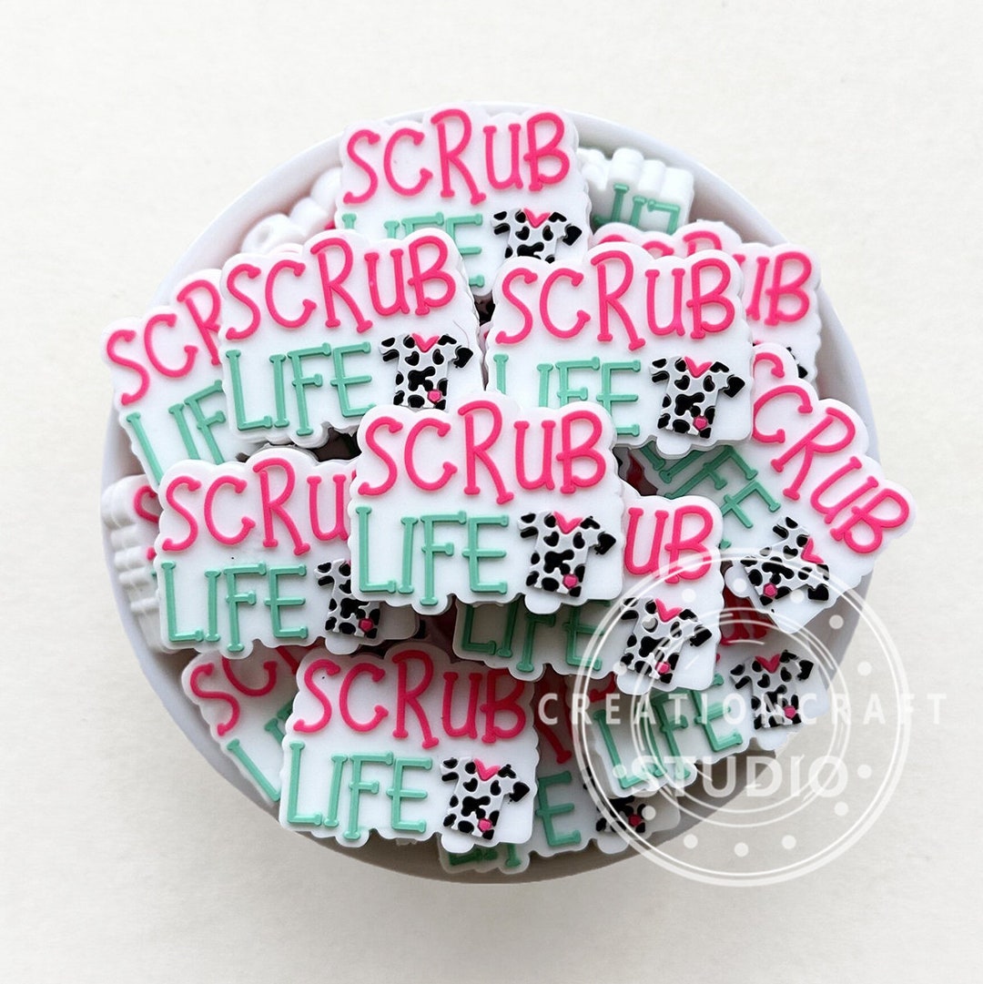 Scrub Life Focal Silicone Beads, Medical Nurse Beads Etsy