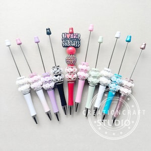 Blumen Strass Perlen Stift Rohling, Perle Kugelschreiber, DIY Stift, Stift Rohling