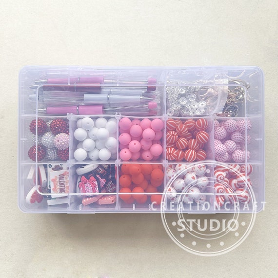 100 Perline In Silicio Tonde Da 15 Mm – Mix 5 Colori Per San Valentino, Fai Da Te Gioielli