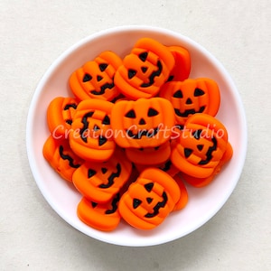 20*27mm Pumpkin Silicone Beads, Halloween Pumpkin Silicone Beads, Silicone Loose Beads, Pumpkin Beads, Halloween Charm Gift