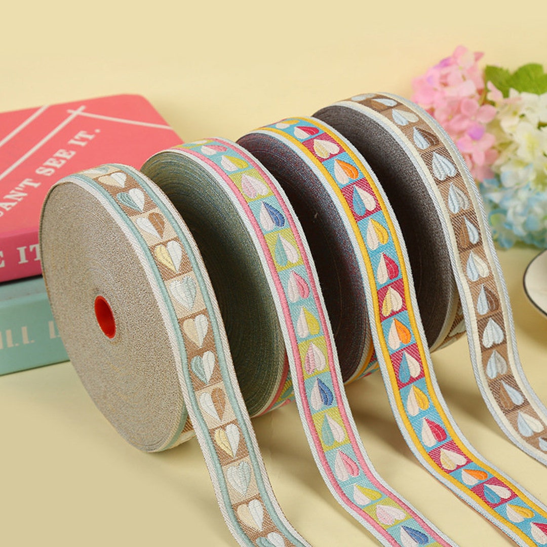 BENECREAT Sangle en coton de 4,6 m - Ruban jacquard en polycoton bleu de 38 mm de large - Motif flèche - Pour poignées de sac de courses BENECREAT Sangle en coton de 4,6 m - Ruban jacquard en polycoton bleu de 38 mm de large - Motif flèche - Pour poignées de sac de courses