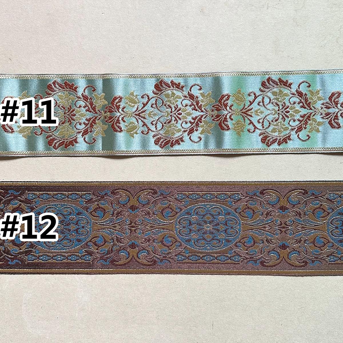 Nastro Decorativo Fiori Verga D'oro, 20 Iarde (18,29 M) X 1/2 Pollice, In Poliestere Glitter - Per Cucito, Artigianato, Decorazioni