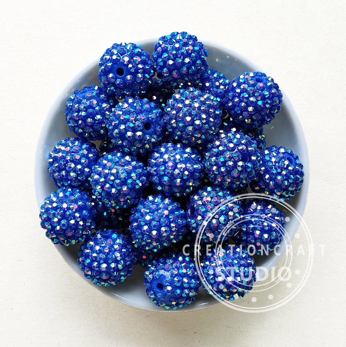 40Pcs 10 Style Resin Rhinestone Beads Chunk Beads Acrylic Round Beads 20mm  Chunky Beads for Jewelry Making Large Resin Beads Berry Bead Bracelets  Earrings Supplies Mixed Color DIY Craft 