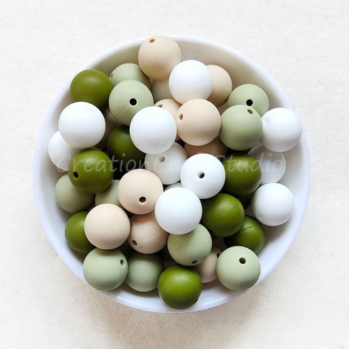 Bulk Silicone Beads 12/15mm Round Silicone Beads Mix 4 Etsy