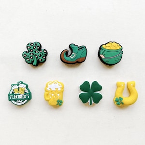 St. Patrick's Day focale siliconenkralen, bierkralen, groene cilinderhoedkralen