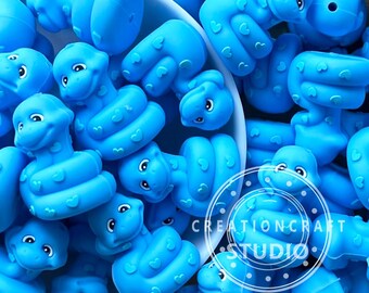 3D Snake Silicone Focal Beads Pen Making,Animal Shape Beads