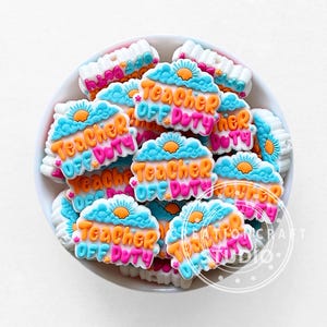 Soft Focal Beads,Teacher Beads,Lanyard Beads,Teacher Gift Bead