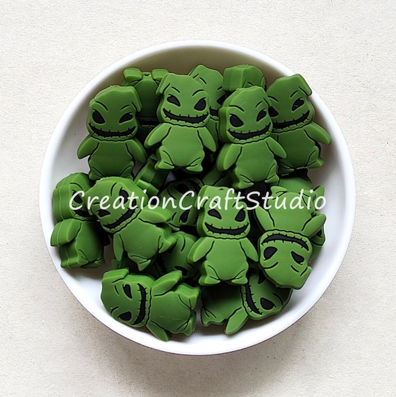 Bulk Silicone Beads, Monster Silicone Beads, Silicone Focal Beads, 29*21mm