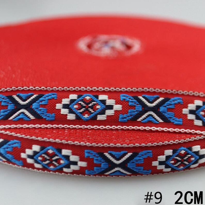 Jacquard Trim Sewing Ribbon Fabric Ribbons Renaissance Trim Etsy