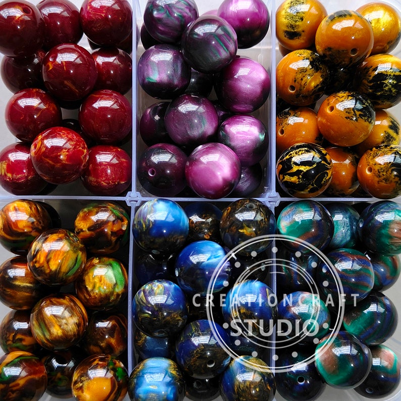 20mm Glossy Beads ,Bubblegum Beads ,Shiny Chunky Beads ,Acrylic Gumball Beads in Bulk