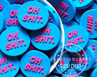 Funny Quote Focal Beads,Beadable Pen Beads,Soft Loose Bead